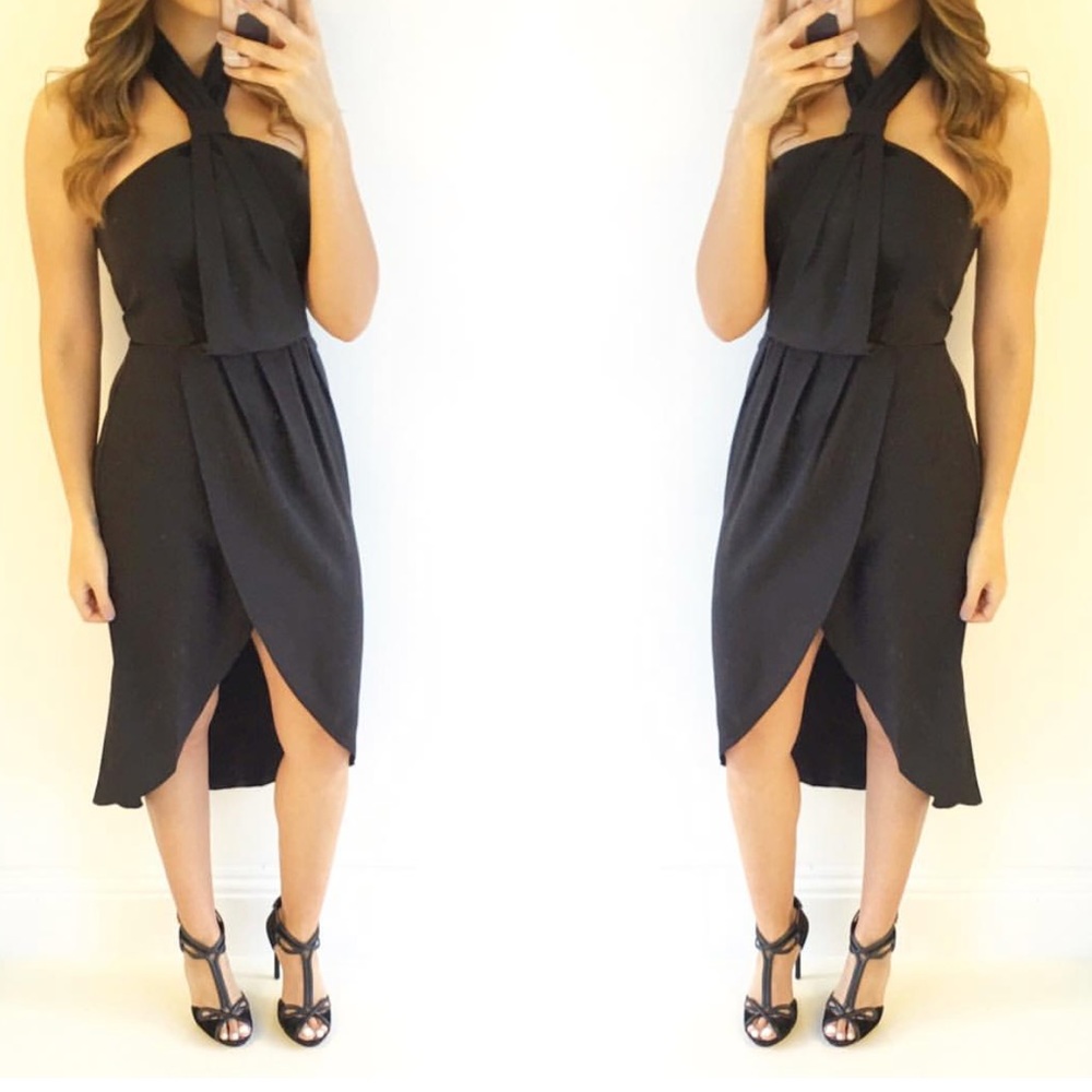 Black Halter Dress